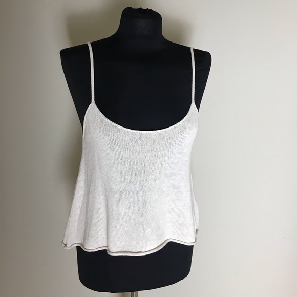 American Eagle Outfitters Tops - American Eagle Sweater Tank Oatmeal